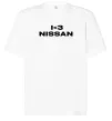 Футболка Оверсайз I <3 Nissan Белый фото