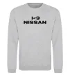 Свитшот I <3 Nissan Серый меланж фото