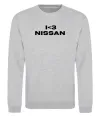Свитшот I <3 Nissan Серый меланж фото