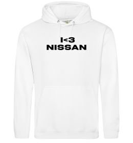 Чоловіча толстовка (худі) I <3 Nissan