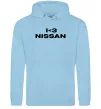Жіноча толстовка (худі) I <3 Nissan Блакитний фото