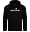 Мужская толстовка (худи) I <3 Nissan Черный фото