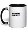 Чашка с цветной ручкой Nissan Boss Черный фото