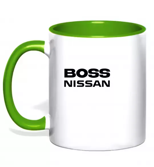 Чашка с цветной ручкой Nissan Boss Зеленый фото
