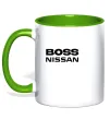 Чашка с цветной ручкой Nissan Boss Зеленый фото