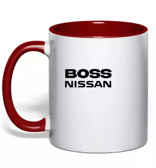 Чашка с цветной ручкой Nissan Boss Красный фото