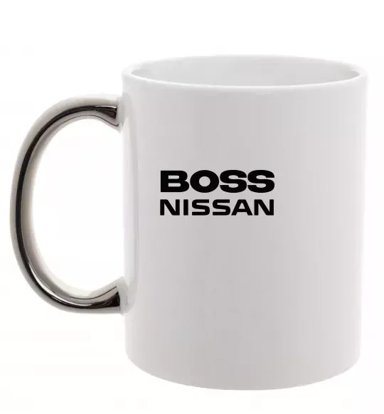 Чашка с цветной ручкой Nissan Boss Серебро фото