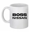 Чашка керамическая Nissan Boss Белый фото