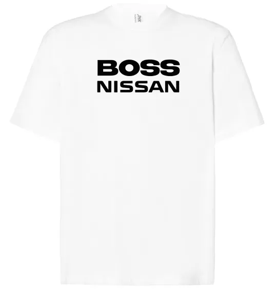 Футболка Оверсайз Nissan Boss Білий фото