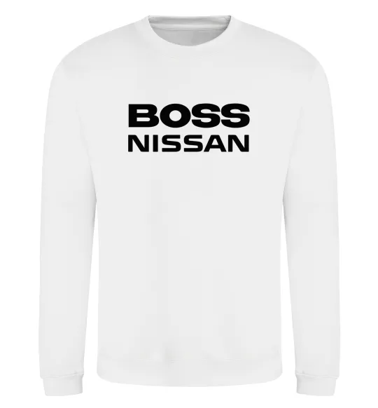 Світшот Nissan Boss Білий фото
