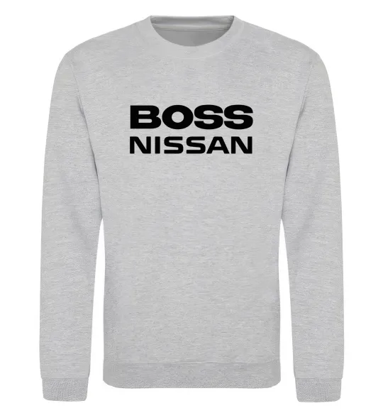 Світшот Nissan Boss Сірий меланж фото