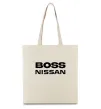 Эко-сумка Nissan Boss Бежевый фото