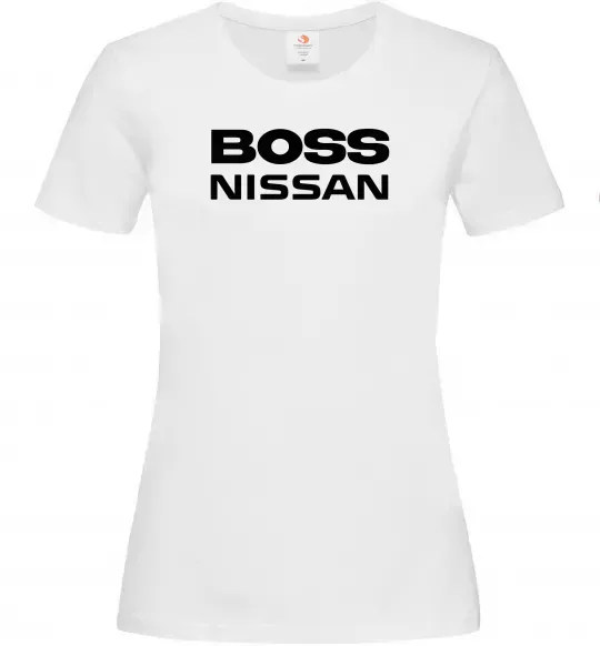 Женская футболка Nissan Boss Белый фото