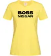 Женская футболка Nissan Boss Лимонный Женская футболка Nissan Boss Лимонный фото