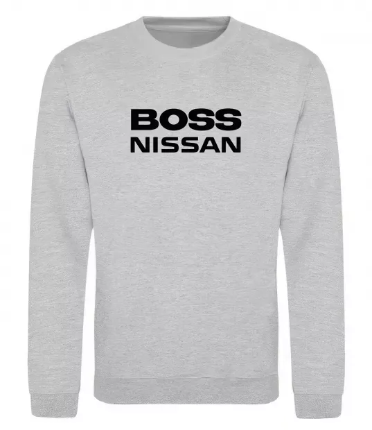 Світшот Nissan Boss Сірий меланж фото