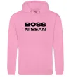 Женская толстовка (худи) Nissan Boss Розовый фото