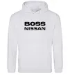 Женская толстовка (худи) Nissan Boss Серый меланж фото