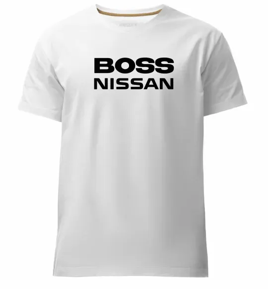 Мужская премиум футболка Nissan Boss Белый фото