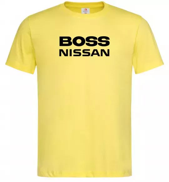 Мужская футболка Nissan Boss Лимонный фото