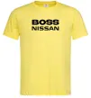 Мужская футболка Nissan Boss Лимонный фото