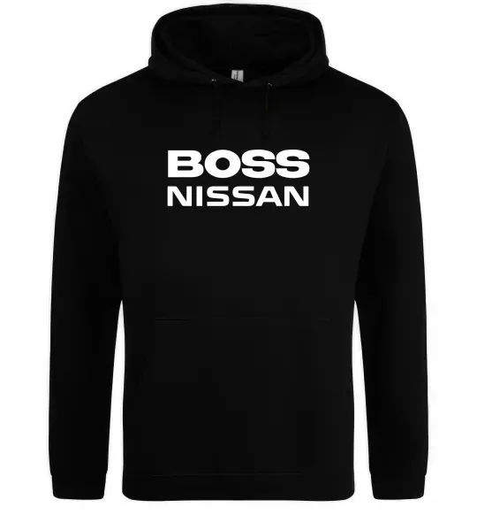 Чоловіча толстовка (худі) Nissan Boss Чорний фото