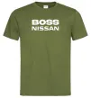 Мужская футболка Nissan Boss Оливковый фото