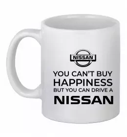 Чашка керамическая Nissan motor company Белый фото