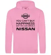 Мужская толстовка (худи) You can drive Nissan Розовый фото