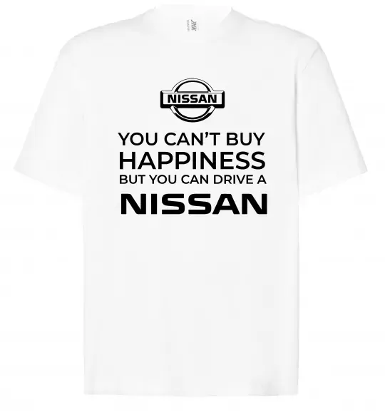 Футболка Оверсайз You can drive Nissan Белый фото