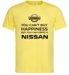 Чоловіча футболка You can drive Nissan Лимонний фото