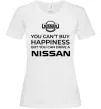 Женская футболка You can drive Nissan Белый фото