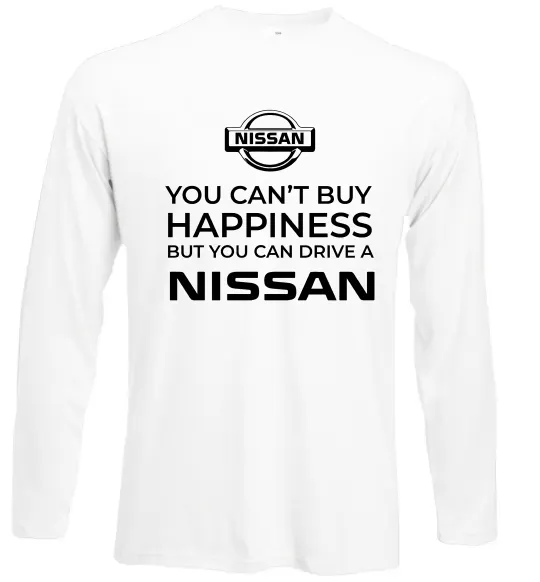 Лонгслив You can drive Nissan Белый фото