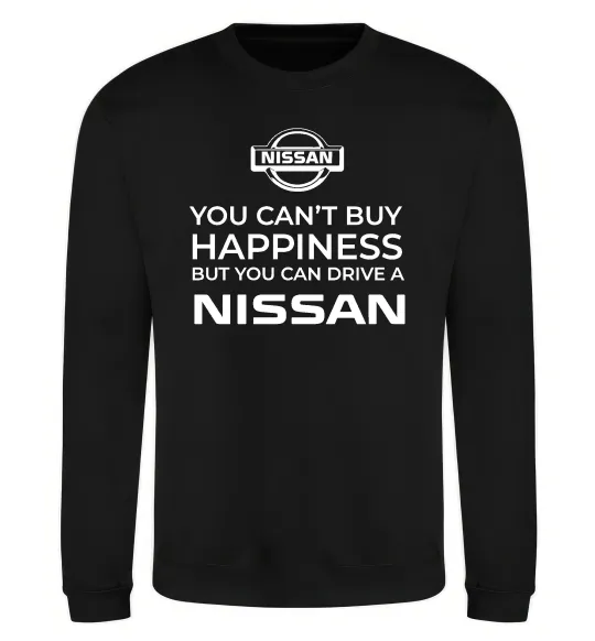 Свитшот You can drive Nissan Черный фото