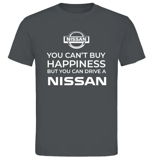 Чоловіча футболка You can drive Nissan Графіт фото