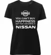 Жіноча преміум футболка You can drive Nissan Чорний фото
