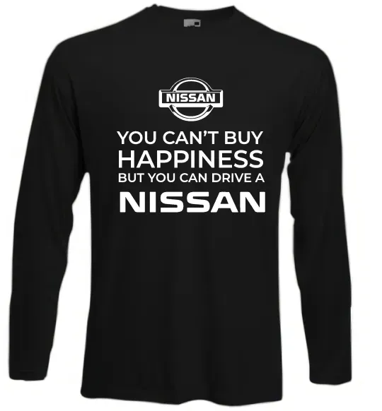 Лонгслив You can drive Nissan Черный фото