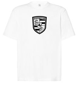 Футболка Оверсайз Posche logo
