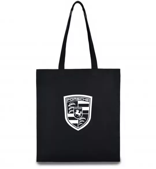 Еко-сумка Posche logo Чорний фото