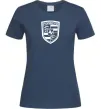 Женская футболка Posche logo Темно-синий фото