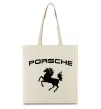 Эко-сумка Porsche Бежевый фото
