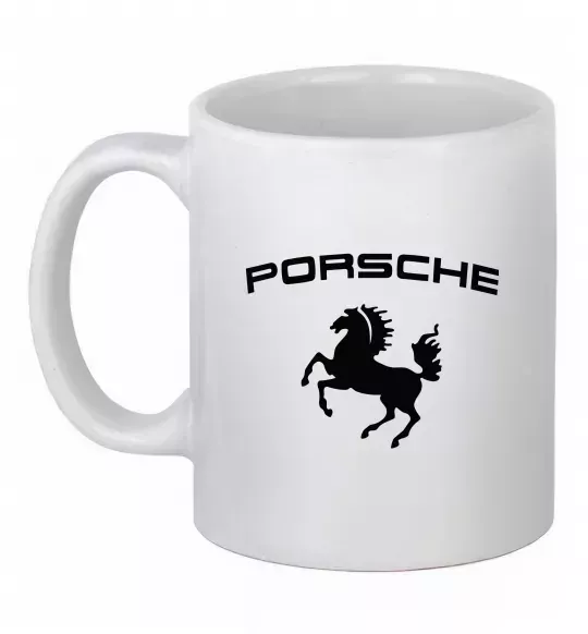 Чашка керамическая Porsche Белый фото