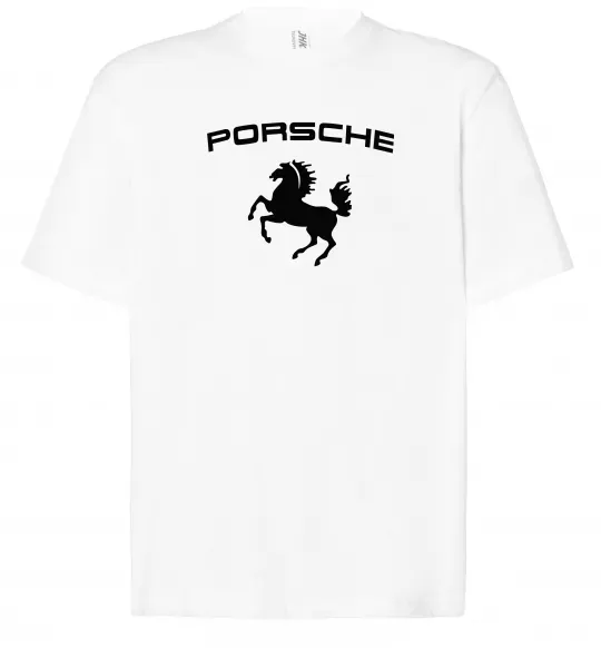 Футболка Оверсайз Porsche Белый фото