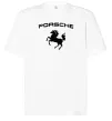 Футболка Оверсайз Porsche Белый фото