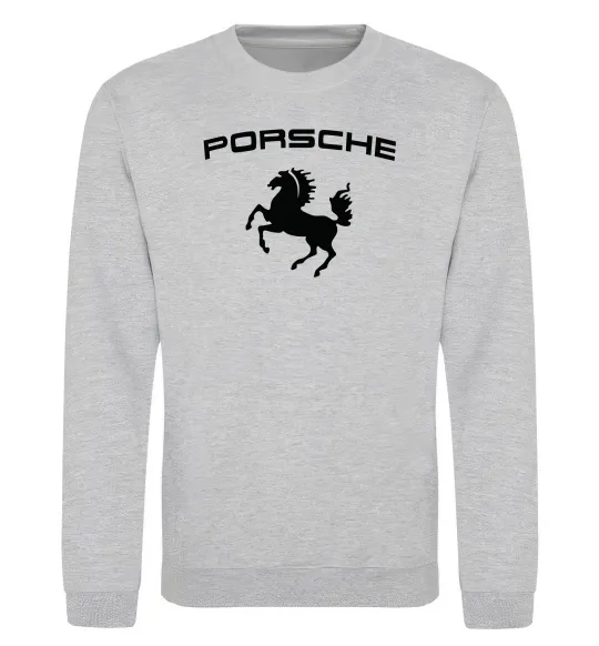 Світшот Porsche Сірий меланж фото