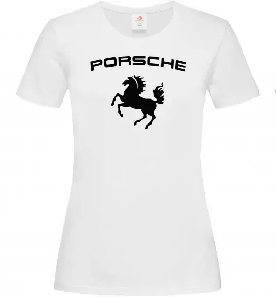 Женская футболка Porsche Белый фото