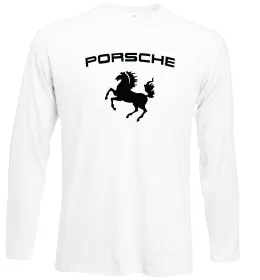 Лонгслив Porsche напис Белый фото
