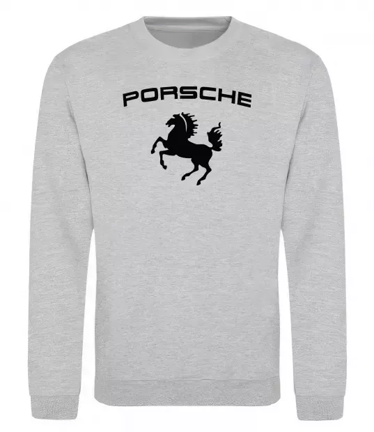 Свитшот Porsche Серый меланж фото