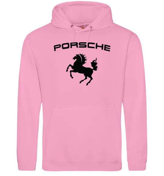 Мужская толстовка (худи) Porsche Розовый фото