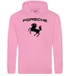 Мужская толстовка (худи) Porsche Розовый фото