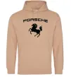 Жіноча толстовка (худі) Porsche Пісочний фото